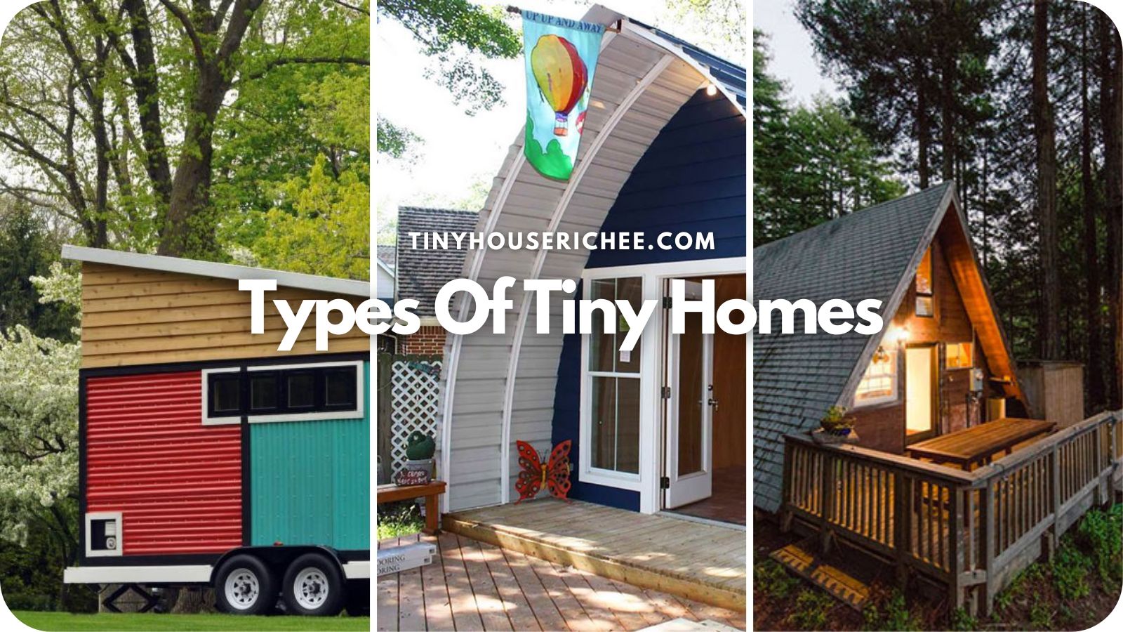 types of tiny houses and homes